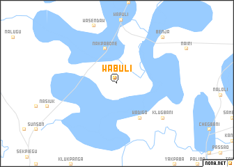 map of Wabuli