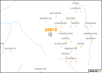 map of Wabya