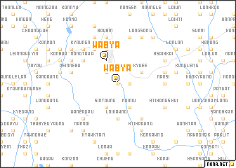 map of Wabya