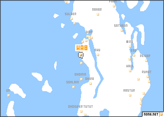 map of Wab