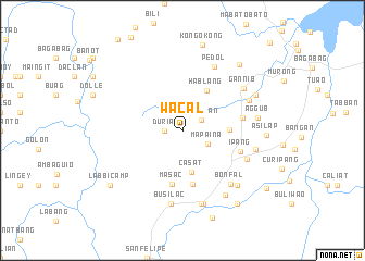 map of Wacal