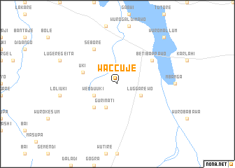map of Waccuje