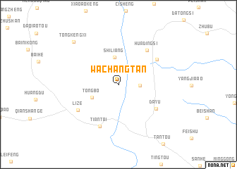 map of Wachangtan