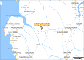 map of Wachaung