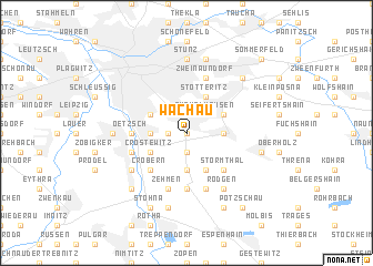 map of Wachau