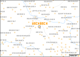 map of Wachbach