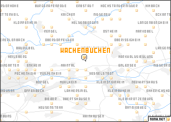 map of Wachenbuchen