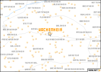 map of Wachenheim