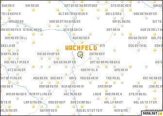 map of Wachfeld