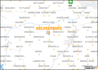 map of Wachsenburg