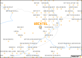 map of Wachtel