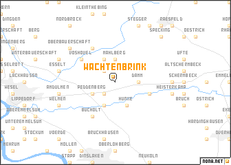 map of Wachtenbrink