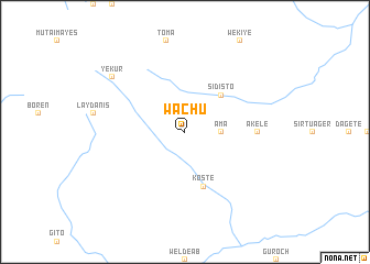 map of Wachʼu