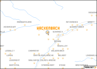 map of Wackenbach