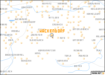 map of Wackendorf