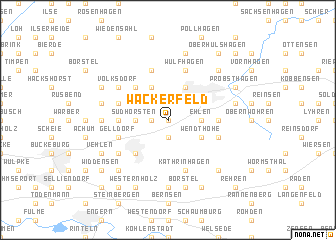 map of Wackerfeld