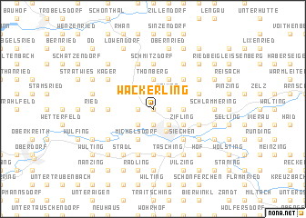 map of Wackerling