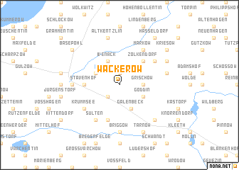 map of Wackerow