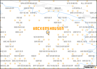 map of Wackershausen