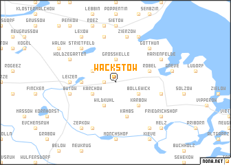 map of Wackstow