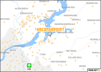 map of Waconda Point