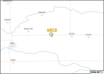 map of Waco