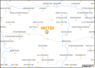 map of Wacton