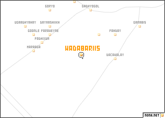 map of Wadabariis