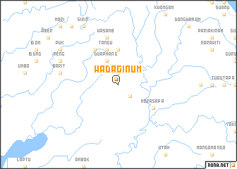 map of Wadaginum