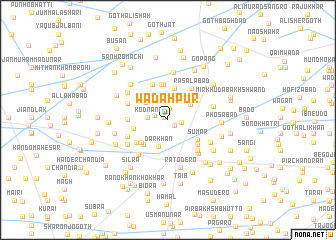 map of Wādahpur