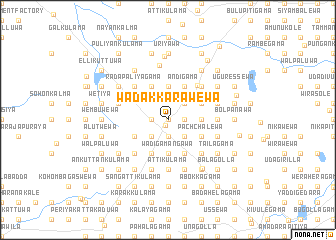 map of Wadakkarawewa