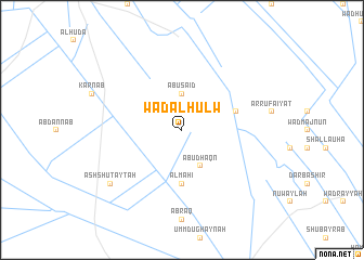 map of Wad al Ḩulw