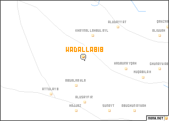 map of Wad al Labīb