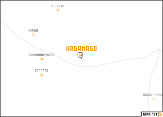 map of Wadamago