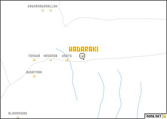 map of Wad ‘Arakī