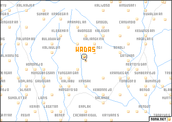 map of Wadas