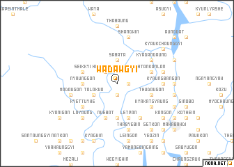 map of Wadawgyi