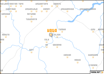 map of Wada