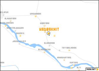 map of Wad Bakhīt