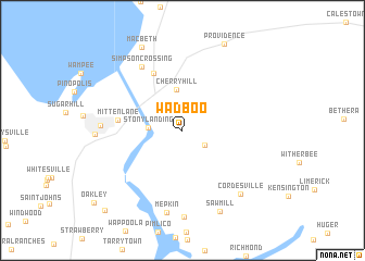 map of Wadboo