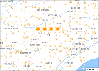 map of Wadda Jalbāni