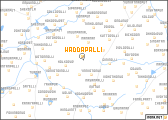 map of Waddapalli