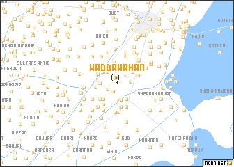 map of Wadda Wāhān