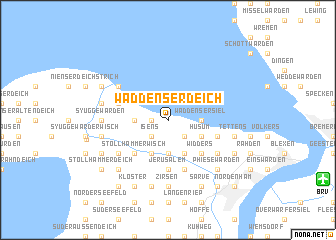 map of Waddenserdeich