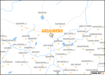 map of Waddiāram