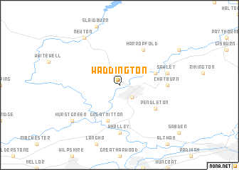 map of Waddington