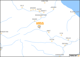 map of Wādd