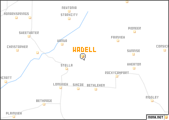 map of Wadell