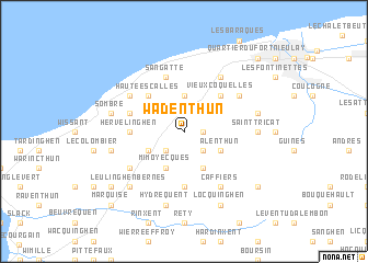 map of Wadenthun