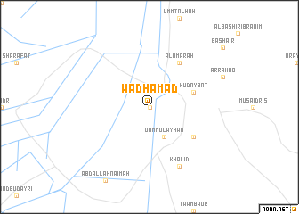map of Wad Ḩamad